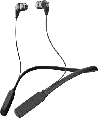 Skullcandy Ink'd Bluetooth Headset with Mic  (Black/Gray, In the Ear)